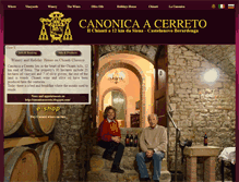 Tablet Screenshot of canonicacerreto.it